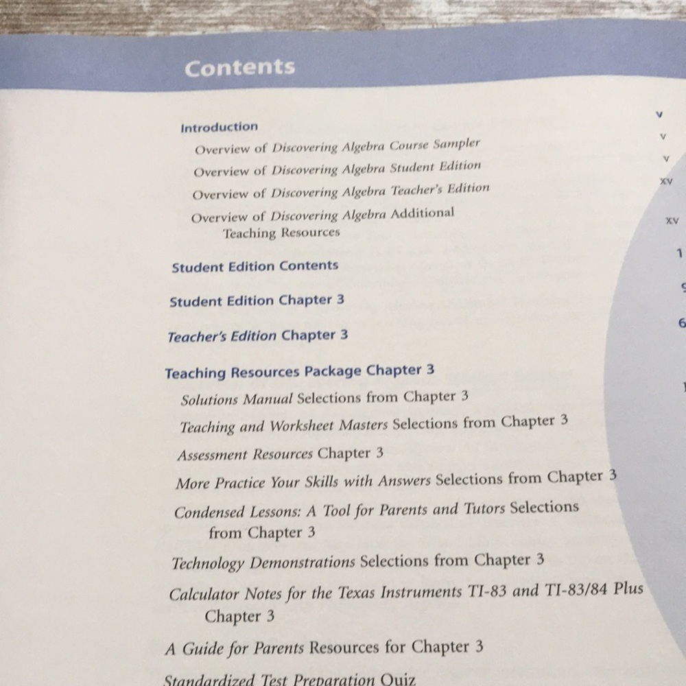 DISCOVERING Algebra Course Sampler 2007 Softcover - Picture 6 of 9